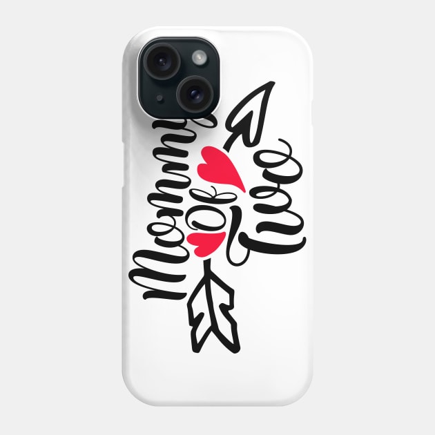 Mommy of two Phone Case by Coral Graphics