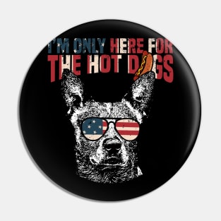 I'm only here for the hot dogs Pin