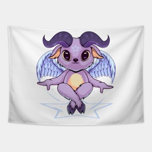 Kawaii Baphomet Angel Tapestry