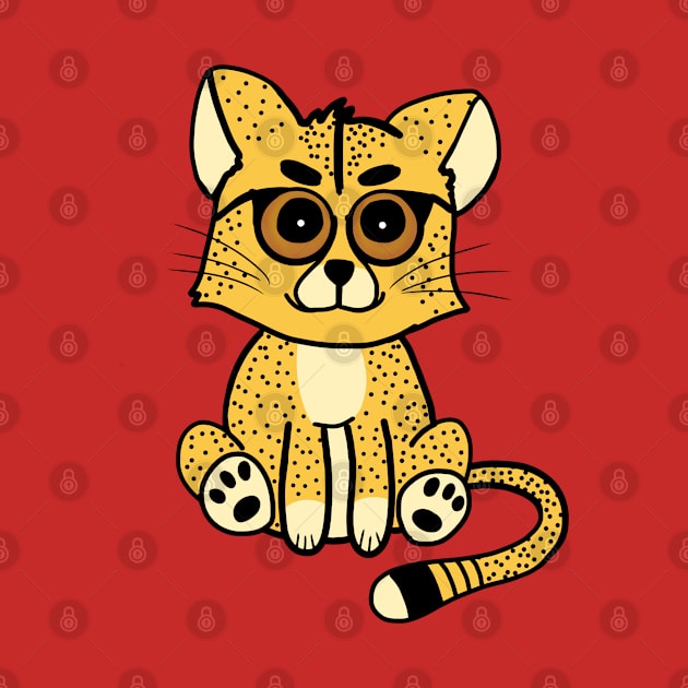 Cute Cheetah (Large Print) by Aeriskate