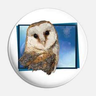 barn owl Pin