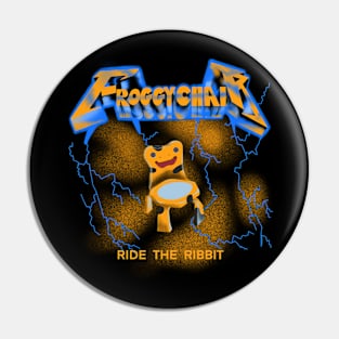 Froggy Chair: Ride the Ribbit (Golden Poison Dart) Pin