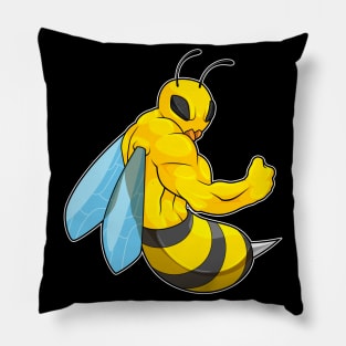 Bee as Bodybuilder Pillow