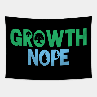 Green-Blue Nope Growth Tapestry