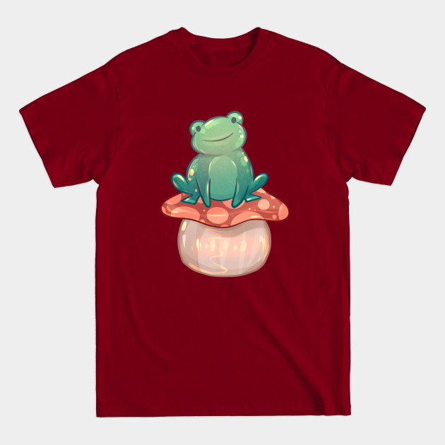Discover Toadstool Froggy - Frog Art - T-Shirt
