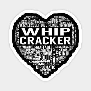 Whip Cracker Heart Magnet