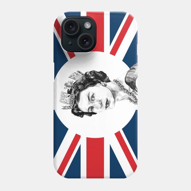 Queen Elizabeth II  #14 Phone Case by Fourth Age