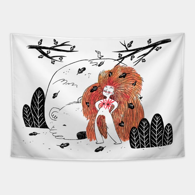 Wild Ladie Tapestry by PatriciaCo