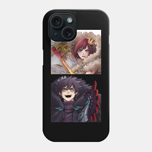 Kairi vs Vanitas Phone Case by hallstheien