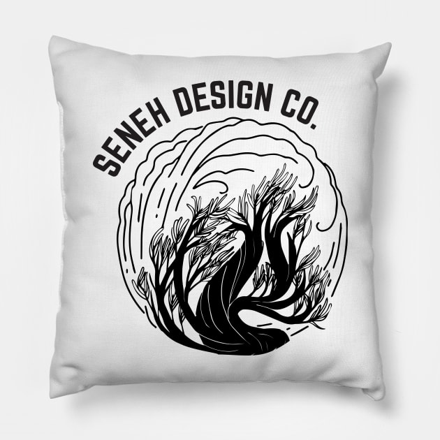 Burning Bush | Seneh Design Co. Pillow by SenehDesignCo