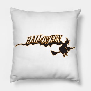 Witch Halloween Pillow