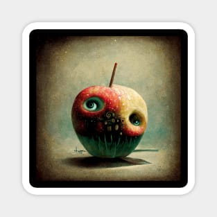 Surrealist apple Magnet