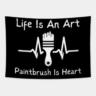 Artist heartbeat Tapestry