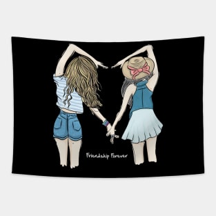 girl friendship forever Tapestry