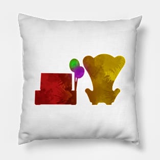 Chairs Inspired Silhouette Pillow