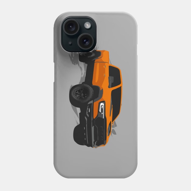 Orange Ram Trx pickup Phone Case by mfz