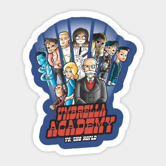 Umbrella academy vs the world - Umbrella Academy - Sticker