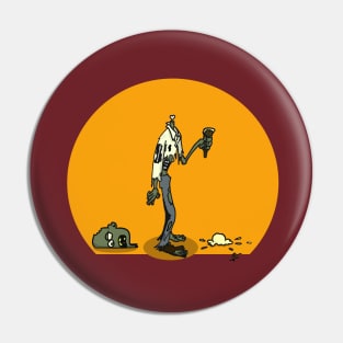 Zombie, I Scream Pin