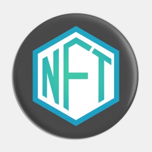 Non Fungible Token - NFT Crypto Blockchain Pin