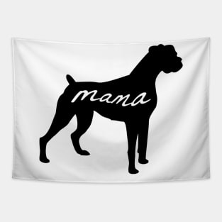 Boxer Mom, Rescue Dog Mama, Dog Lover Gift, Gift For Mom Tapestry