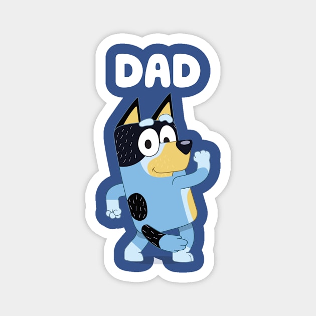 Best Dad - Bluey Magnet by hadij1264