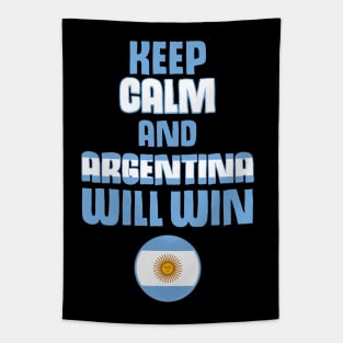 Keep Calm and Argentine Will Win Tapestry