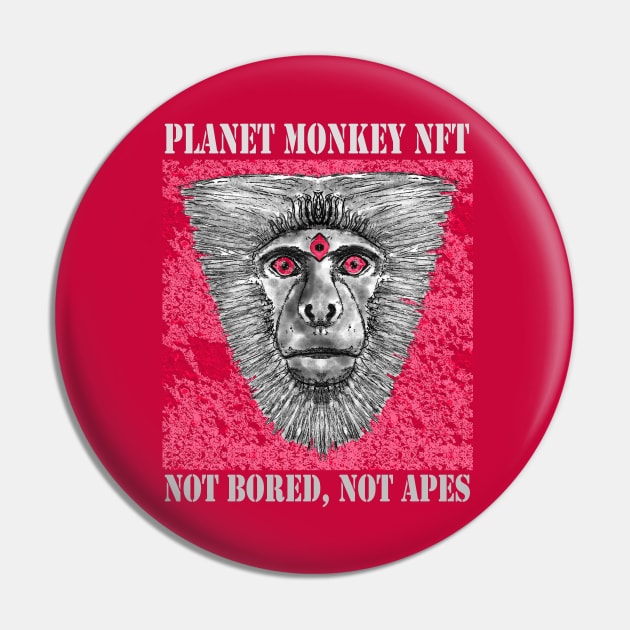 Planet Monkey Animals Not Bored Apes Pin by PlanetMonkey