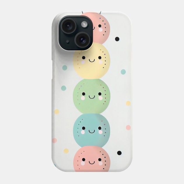 Caterpillar Cuteness - Pastel Phone Case by mcmtshirts