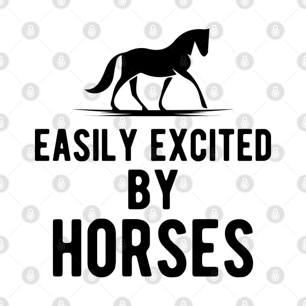 Horse - Easily excited by horses by KC Happy Shop