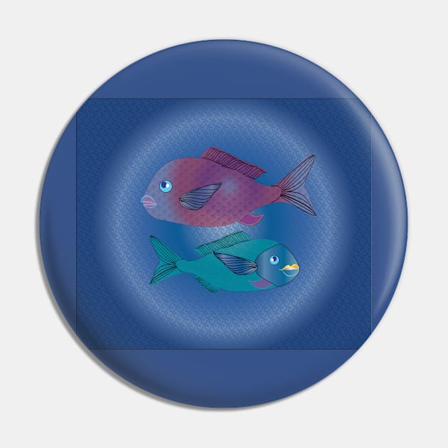 Fish eye Pin by shimaart