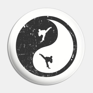 Taekwondo Ying Yang T-Shirt Pin
