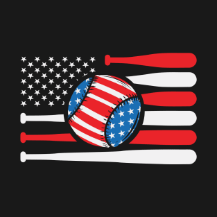 4th of July American Flag T-Shirt