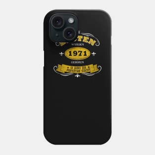 Geburtstag 50 Jahre Baujahr 1971 Phone Case