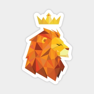 Geometric Lion Magnet