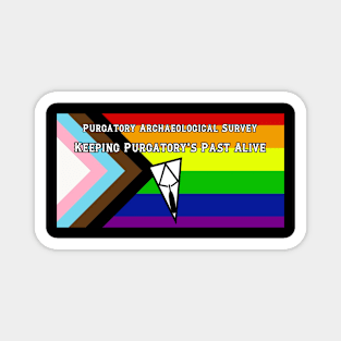 PAS Pride Text Magnet