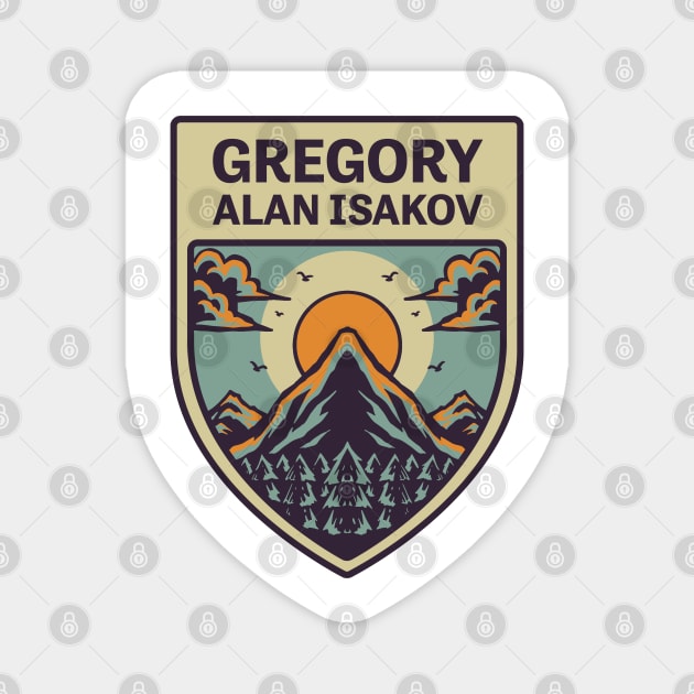 Gregory Alan Isakov Logo Magnet by Futiletees