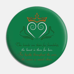 Claddagh Ring Pin