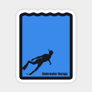 Underwater Therapy man Magnet