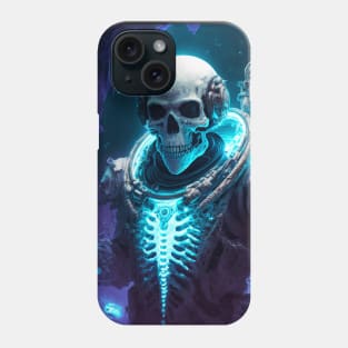 Skeleton astronaut Phone Case