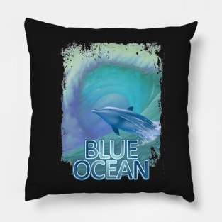 Blue Ocean Pillow