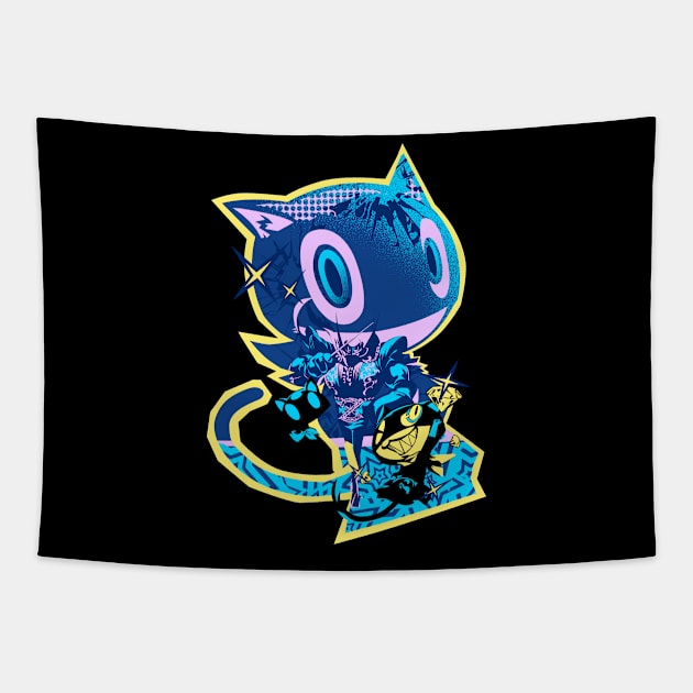 Black Cat Morgana Tapestry by HyperTwenty