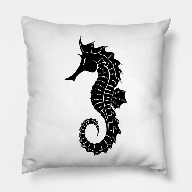 Seahorse Pillow by scdesigns