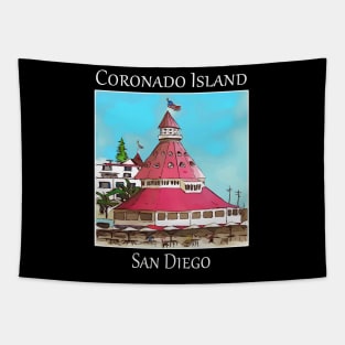 Coronado Island San Diego California Tapestry