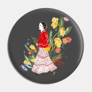 Flower girl Pin