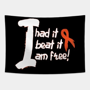 Leukemia Cancer Awareness Fight Cancer Ribbon Tapestry