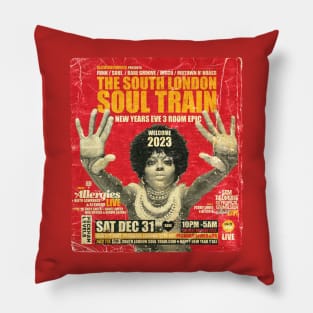 POSTER TOUR - SOUL TRAIN THE SOUTH LONDON 125 Pillow