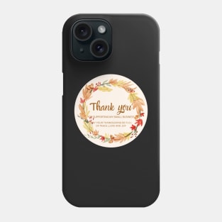 ThanksGiving - Thank You for supporting my small business Sticker 05 Phone Case