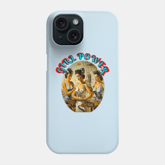 Girl Power retro Phone Case by sailorsam1805