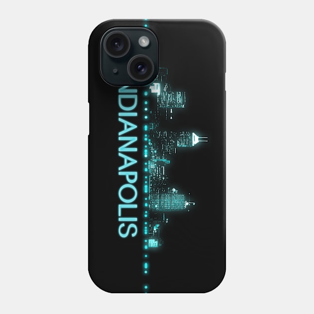 Indianapolis Skyline Phone Case by Jared S Davies