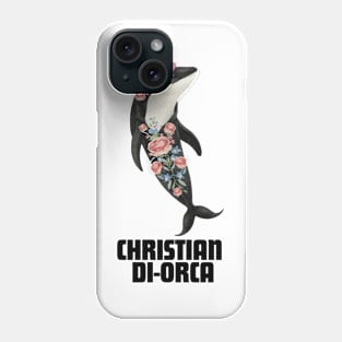 Christian Di-Orca Fashion Designer Killer Whale Gift For Orca Lover Anthropomorphic Phone Case